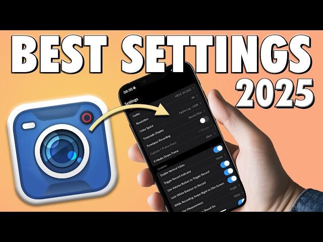 Best Settings for Blackmagic Camera App for PRO Video in 2025 (iPhone + Android)