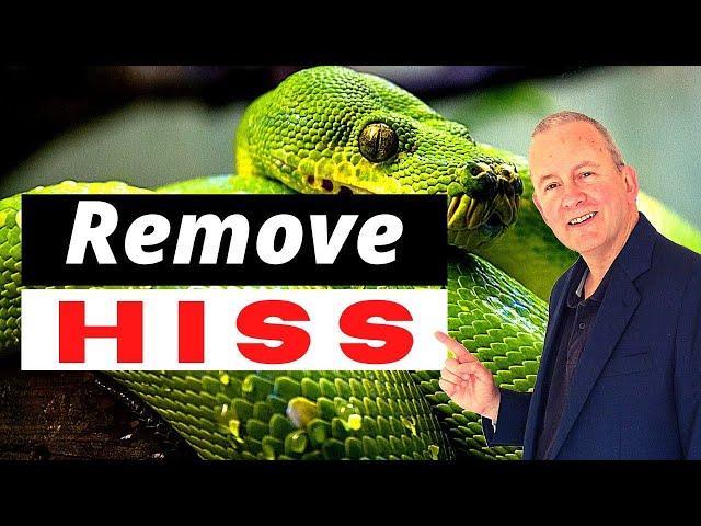 How to REMOVE HISS from Recordings