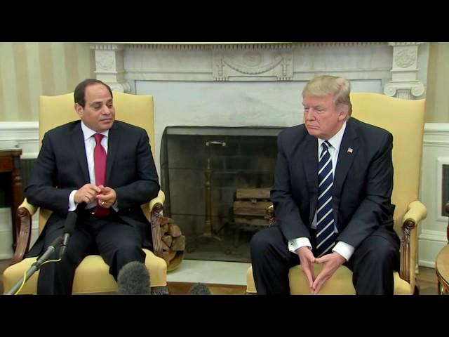 WATCH: President Donald Trump and Egyptian President Abdel Fattah el-Sisi In White House (FNN)