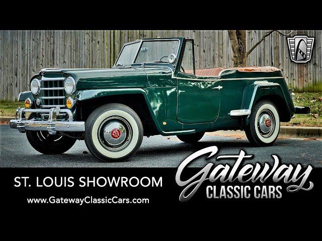 1950 Willys Jeepster Gateway Classic Cars St. Louis  #8963