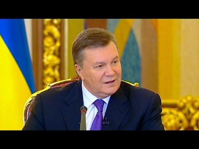 Ukraine's Yanukovych explains Russia and EU ties status, criticises Western politicians