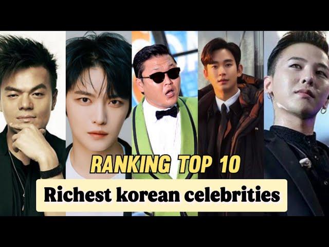 Richest Korean Celebrities And Their Net Worth (2024) Update_ JYP || Kim Jaejoong || PSY