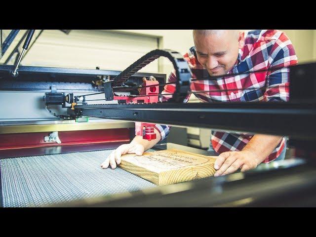 Affordable CO2 Hobby Laser Cutter - 65 Watts - Boss Laser Overview