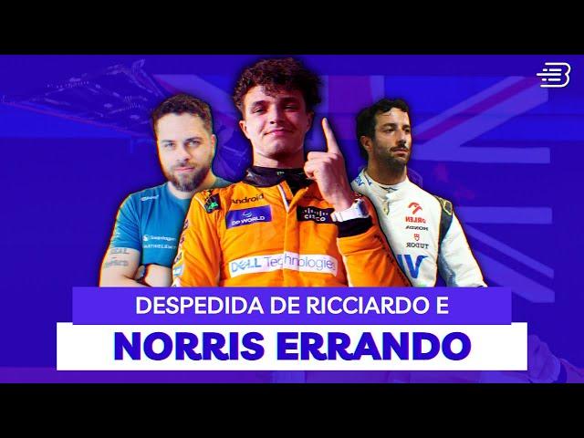 NORRIS FORÇANDO PARA PERDER E FINAL MELANCÓLICO DE RICCIARDO | Análise do GP de SINGAPURA (2024)