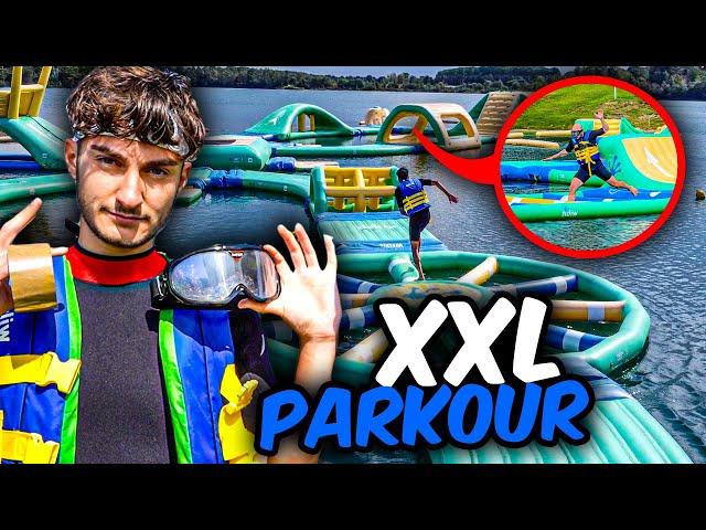 WASSER PARKOUR HINDERNIS CHALLENGE! +Bestrafung