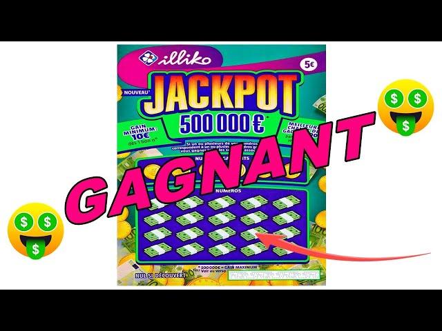 GRATTAGE FDJ   1 JACKPOT GAGNANT