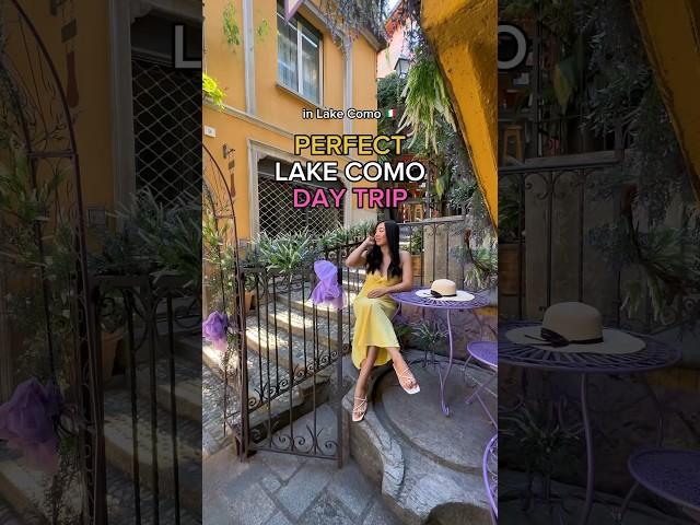 PERFECT LAKE COMO DAY TRIP ️| One day itinerary #lakecomo #italy #italytravel