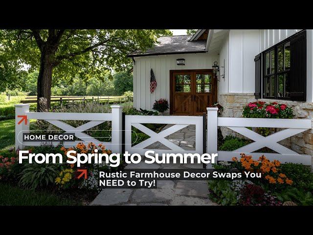 Cozy & Chic: Spring to Summer Rustic Farmhouse Decor Trends 2025