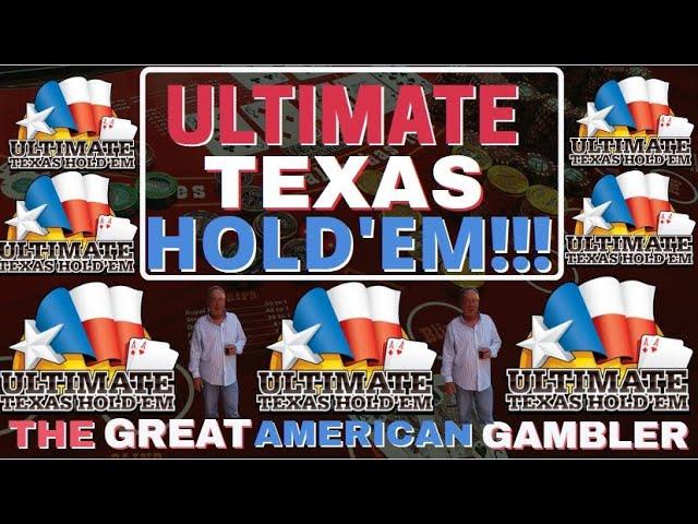 Ultimate Texas Holdem with The Great American Gambler!! Basic Strategy Leads to  a Win!! Let's GO!!!