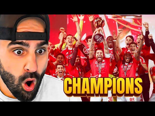 Benfica CAMPEÕES Taça da Liga vs Sporting In Penalties I REACTION