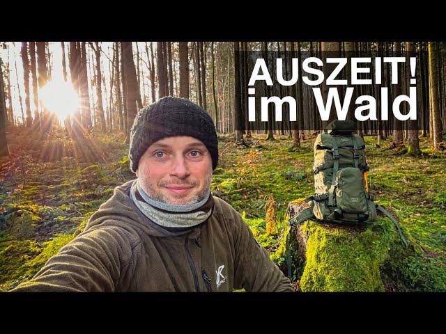 Wandern und kochen im wunderschönen Wald. Mikroabenteuer und Auszeit mit VAN & WALD # 1