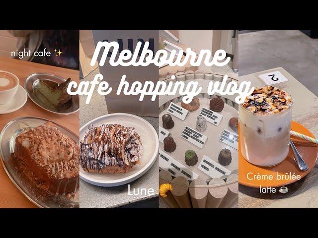 Melbourne vlog  cafe hopping ️ solo travel, 7 cafes in one day 