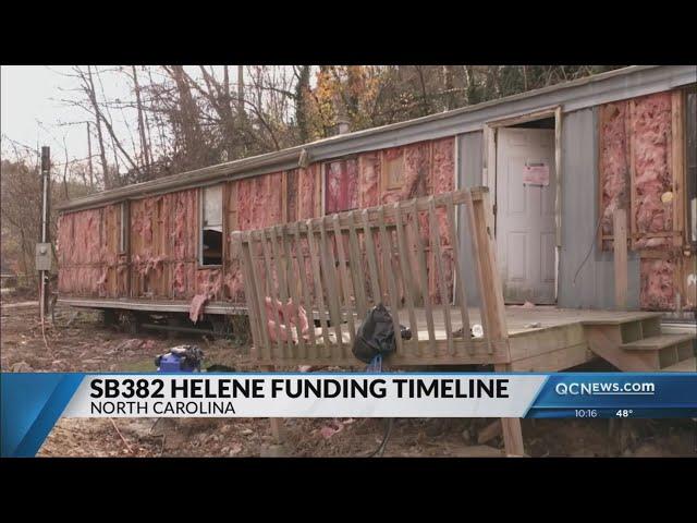 No timetable for when western North Carolina receives relief funds