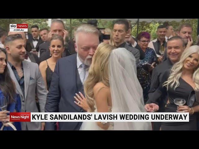 Radio host Kyle Sandilands ties the knot with Tegan Kynaston