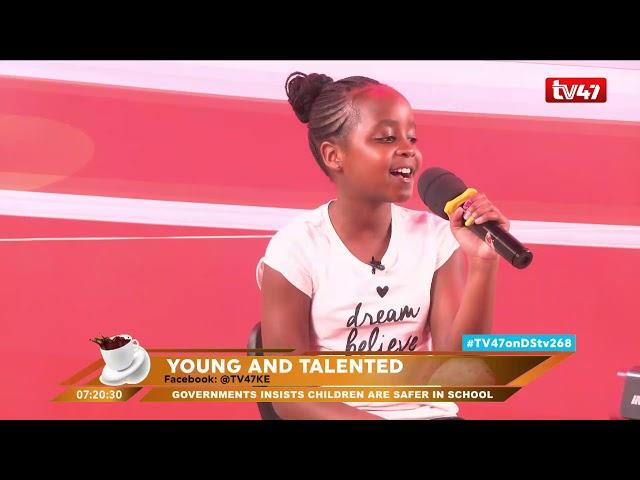 Super-talented Jannelle who won 2nd runners up on East AFricas Got Talent Show sings in French