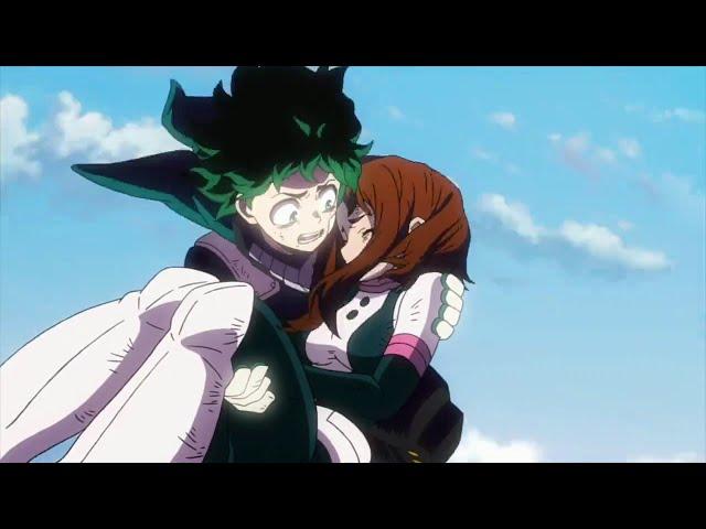 Deku saves Uraraka-Deku salva a Uraraka//My Hero Academia Heroes rising