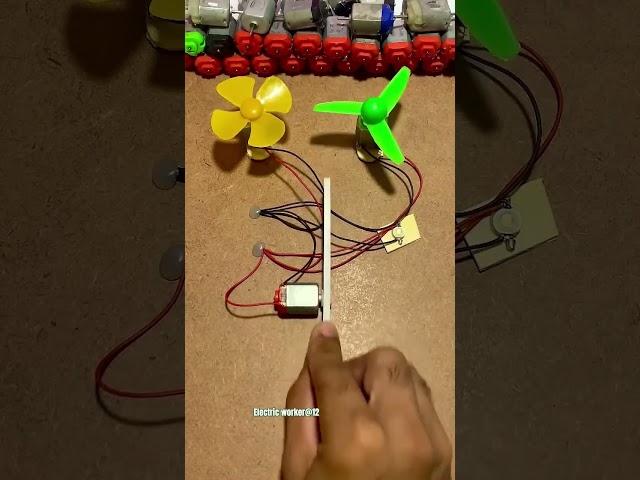 free energy generator motor fan free energy science experiments technology class 7th students #shots