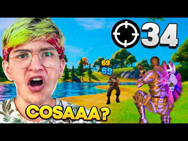 SKIN RARA fa 34 KILL nel PROVINO per il MIO TEAM E... Fortnite ITA