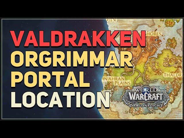 Orgrimmar Portal in Valdrakken Thaldraszus WoW Dragon Isles