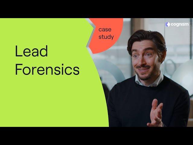 How Lead Forensics use Cognism data to hit quota faster | Customer Success Story