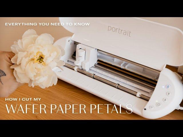 How I cut my Wafer Paper Flowers Petals (EFFICIENTLY) using Silhouette Portrait 3