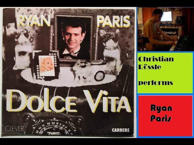 Dolce Vita - Ryan Paris - Instrumental with lyrics  [subtitles]