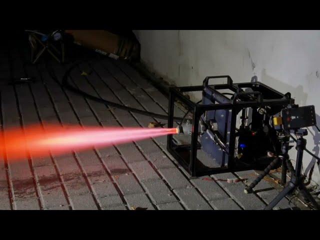 Test Firing of a Self-Developed 200N Regeneratively Cooled Liquid Rocket Engine