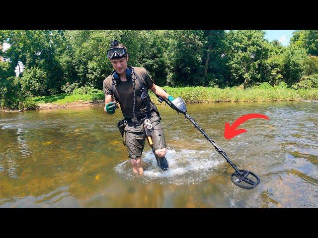 River Rapids Reveal Treasure from Years Ago! (Metal Detecting)