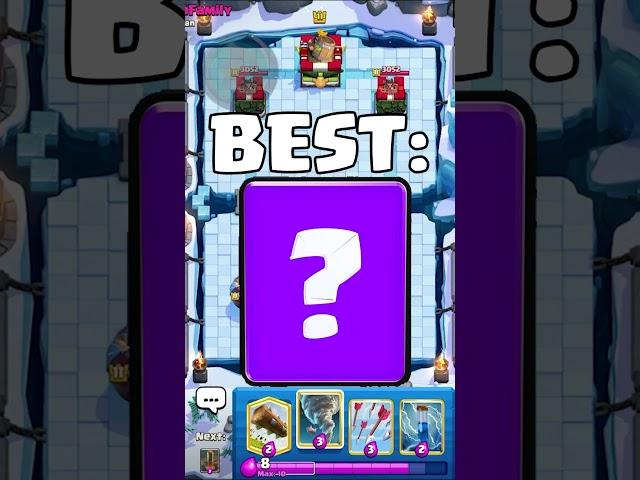 BEST CARD FOR EACH RARITY IN CLASH ROYALE! #clashroyale #shorts