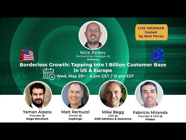   Borderless Growth:Tapping into 1 Billion Customer Base in US & Europe!