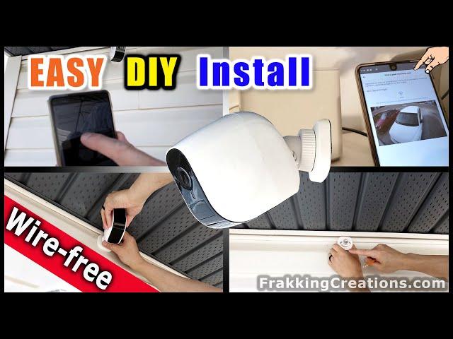 How to install a Wireless security camera | Indoor/Outdoor security camera installation guide