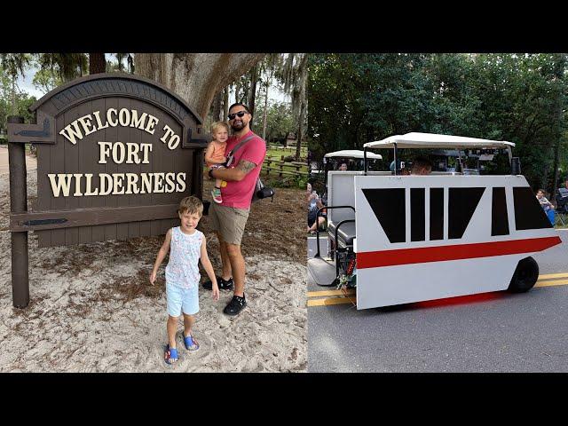 Disney's Fort Wilderness RV Camping Trip 2024! Golf Cart Parade, Amazing Campsite Decorations & More