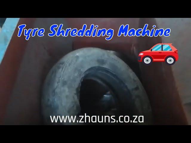 Start your own business by using recycled tyres - Industrial machine