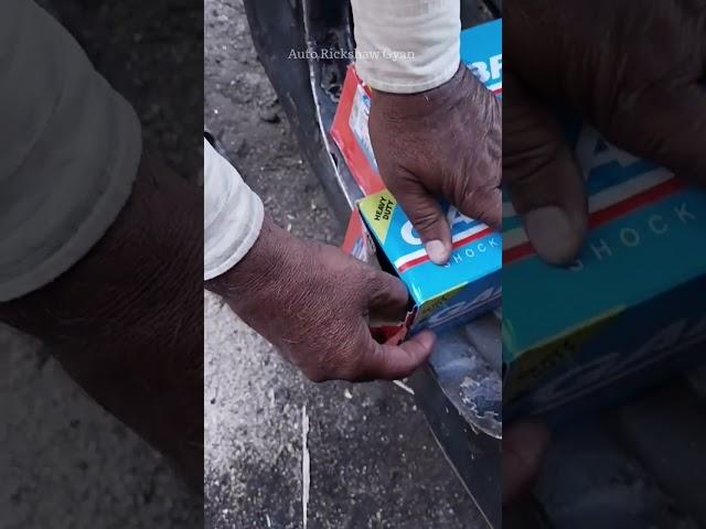 Rear shock Absorber auto rickshaw. #yearofyou #bajaj #auto #anilbagul60 #autorickshaw #viral