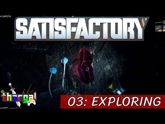 Satisfactory Let's Play - #3 Biofuel, Chainsaw, and Exploring