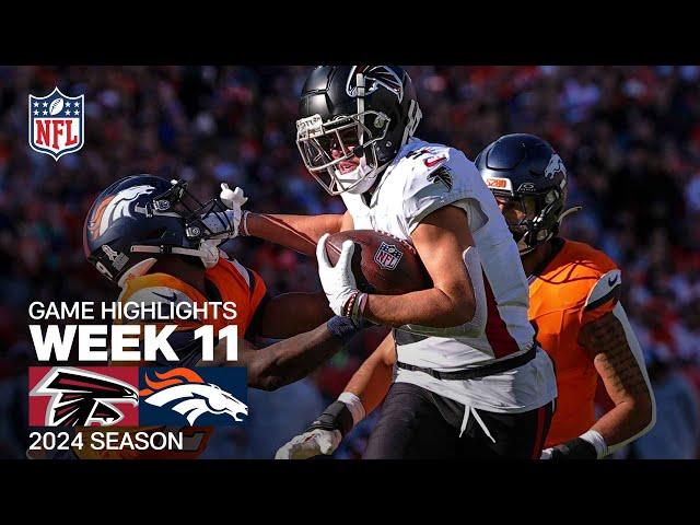 Atlanta Falcons vs. Denver Broncos Game Highlights | NFL 2024 Season Week 11