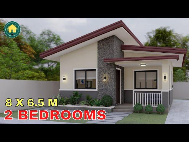 Amazing Simple House Design Idea with 2 Bedrooms