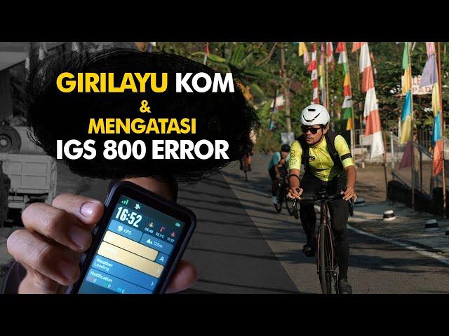 BALAPAN DI GIRILAYU KOM SAMBIL NGETEST KERUSAKAN IGS 800