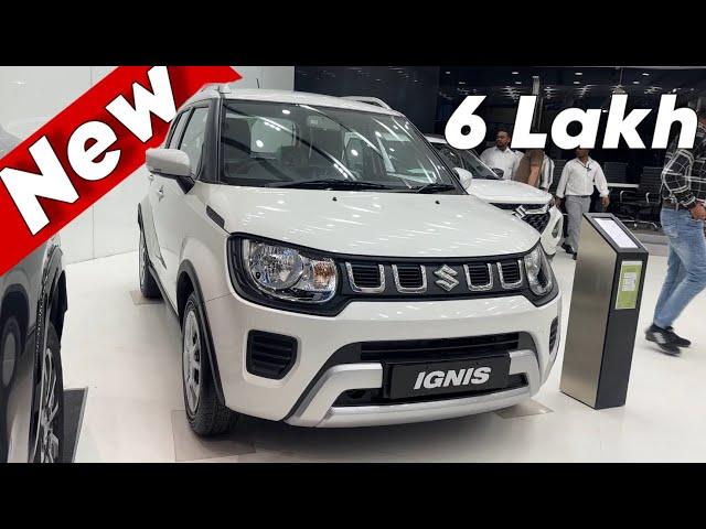 NEW IGNIS DELTA Updated Model 2024 || New Maruti Suzuki IGNIS 2024 Delta White Colour Review