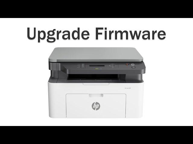 Upgrade Firmware of HP Laser MFP 1188a