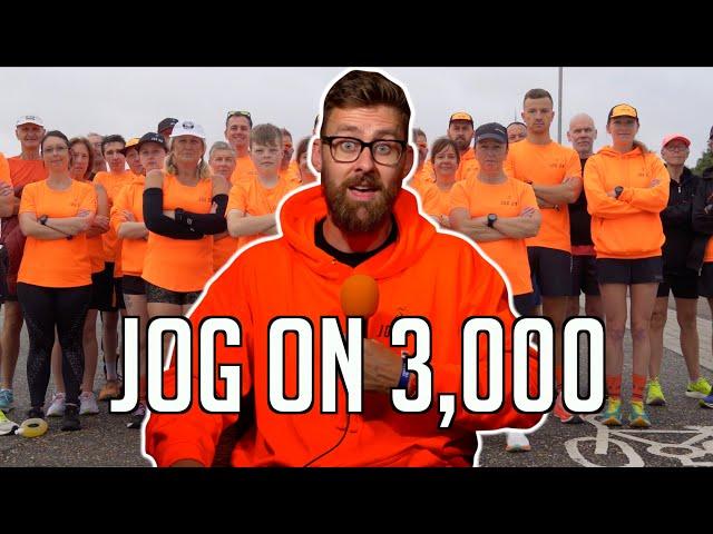 This event is different. Announcing the JOG ON 3,000