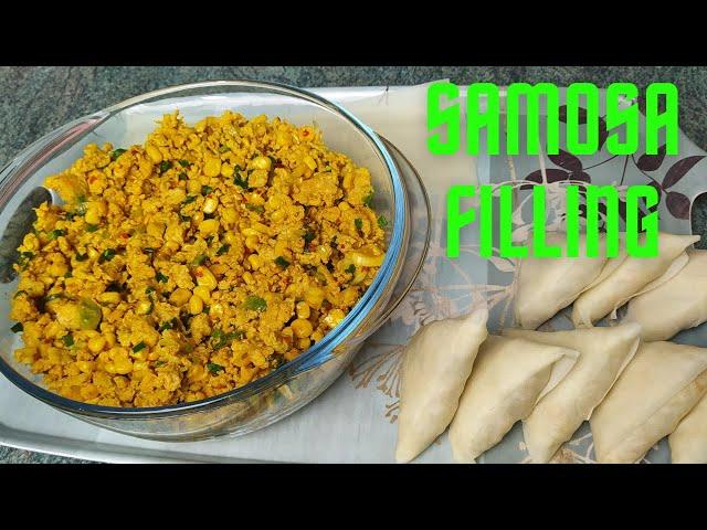 How to make chicken mince samosa filling