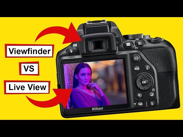 Which is best for taking photos? Live View or Viewfinder - Photography tips for beginners.