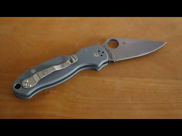 Spyderco Para 3 Unboxing And First Impressions! (With Maxamet Blade)