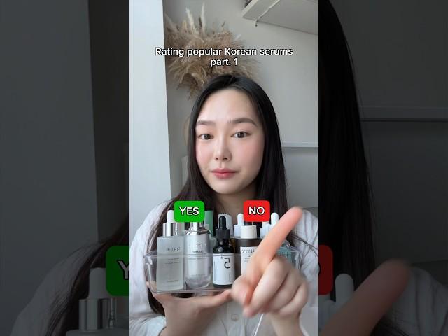 Rating popular Korean serums pt.1 #koreanskincare #kbeauty #serum #skincare #skincaretips