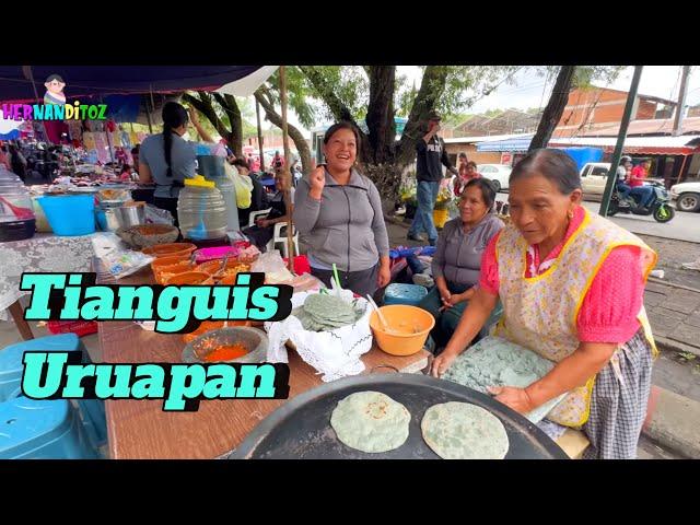 Tianguis en Uruapan, Michoacán “La Quinta”  esto encontrarás