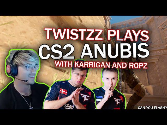  Twistzz plays CS2 Anubis with his Team FUNNY COMMS