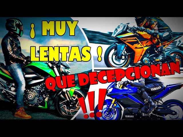 MOTOS QUE PARECEN RAPIDAS PERO SON BIEN LENTAS - luisarmi