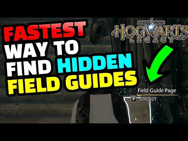 The EASIEST Way To Find FIELD GUIDES - Hogwarts Legacy