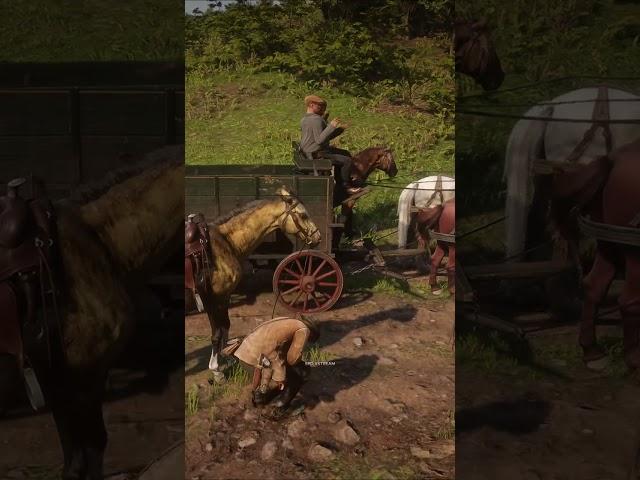 Wagon Rob With Uncle #rdr2 #spdxstreamgaming #shortvideo